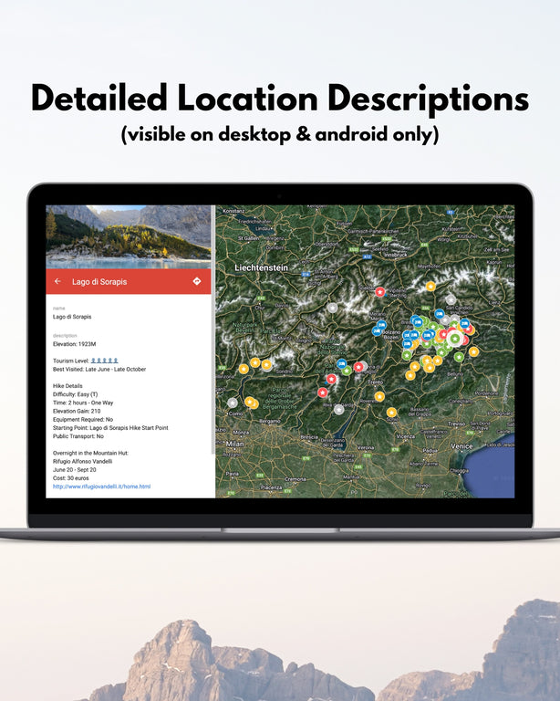 Dolomites Guide + Digital Map